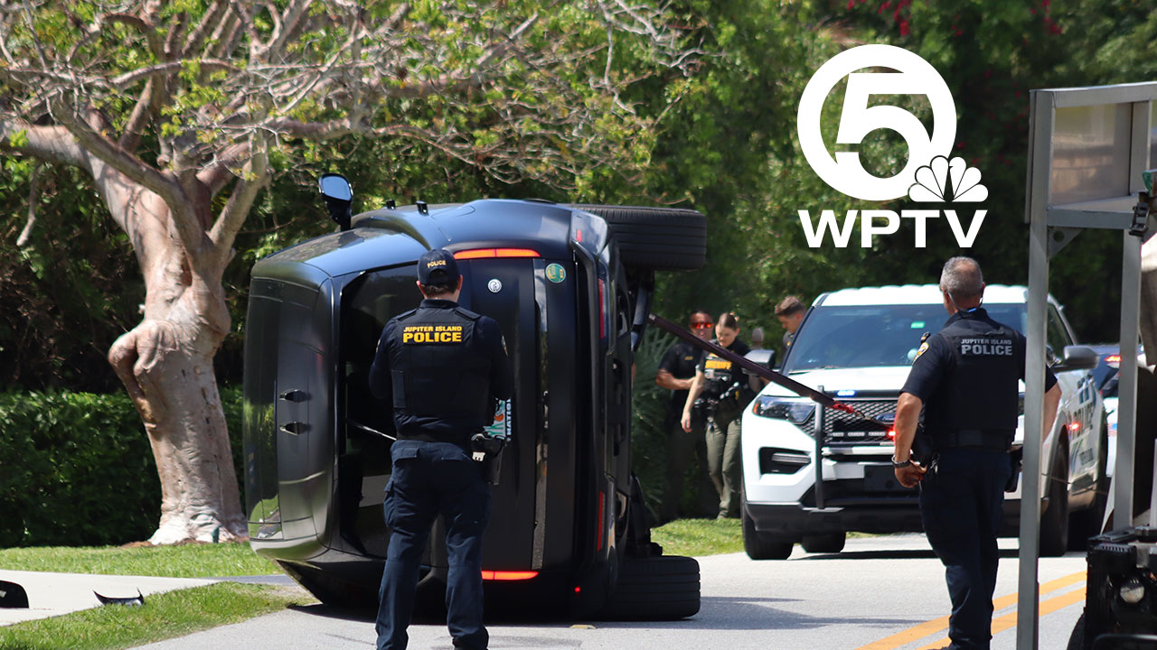Golfing legend Tiger Woods was involved in a rollover crash on Jupiter Island just after 2 p.m. Friday, deputies said.
