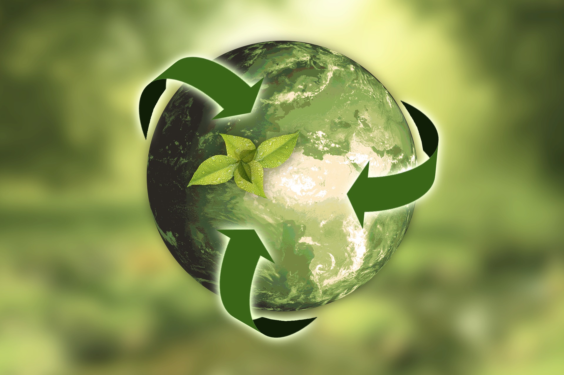recycling going green