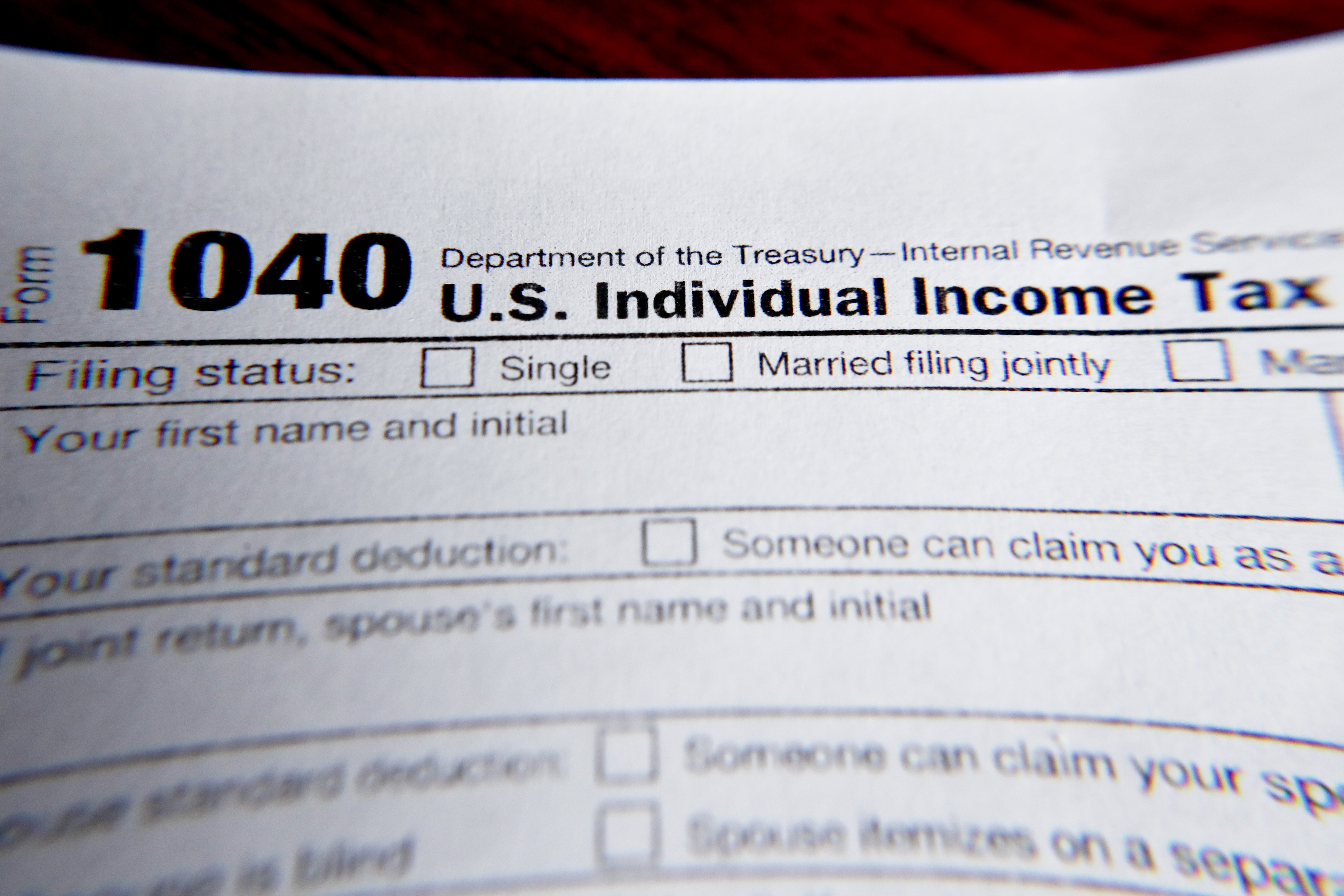1040 income tax form