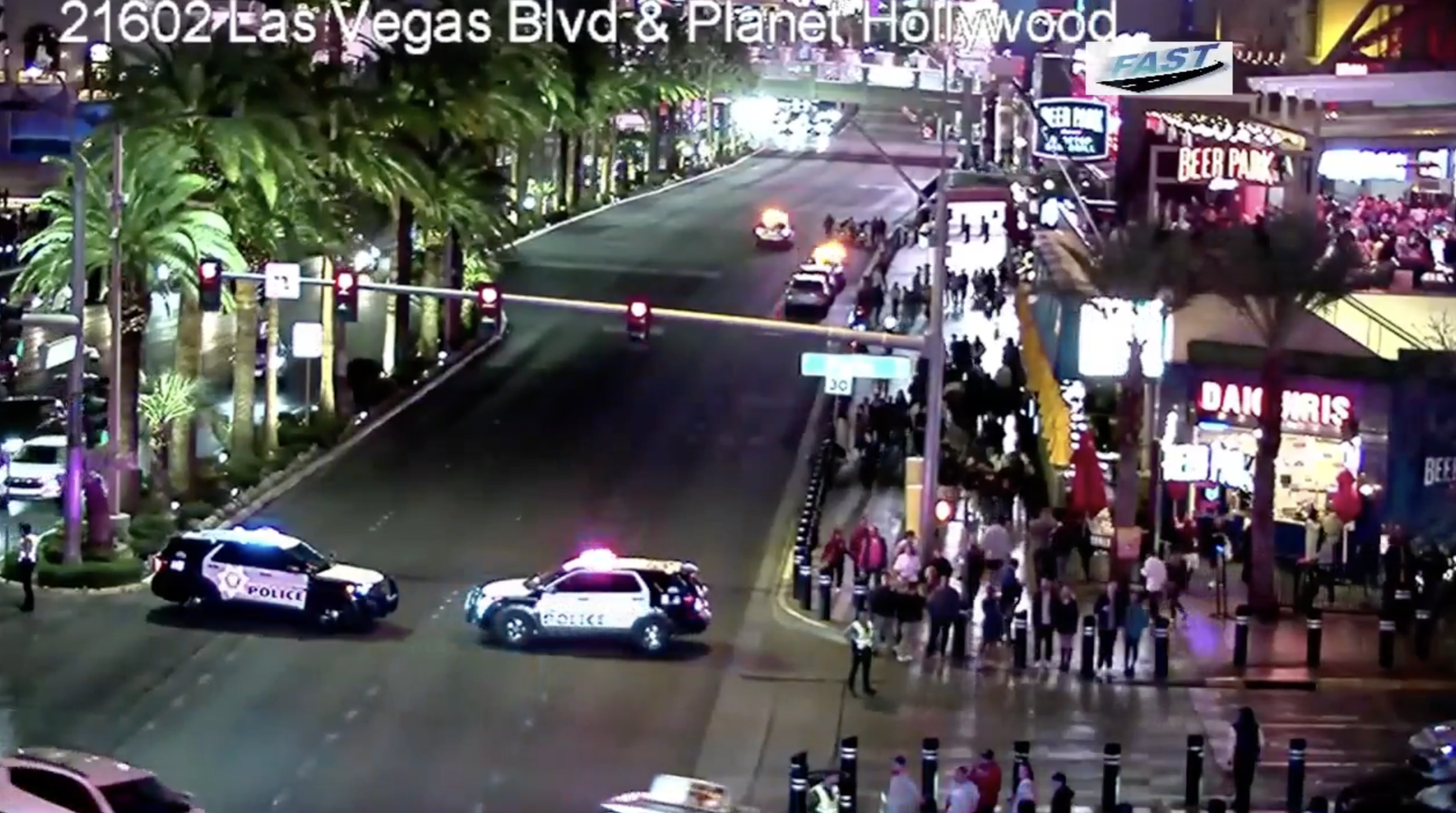 RTC: All NB lanes on Las Vegas Blvd. before Flamingo closed following crash