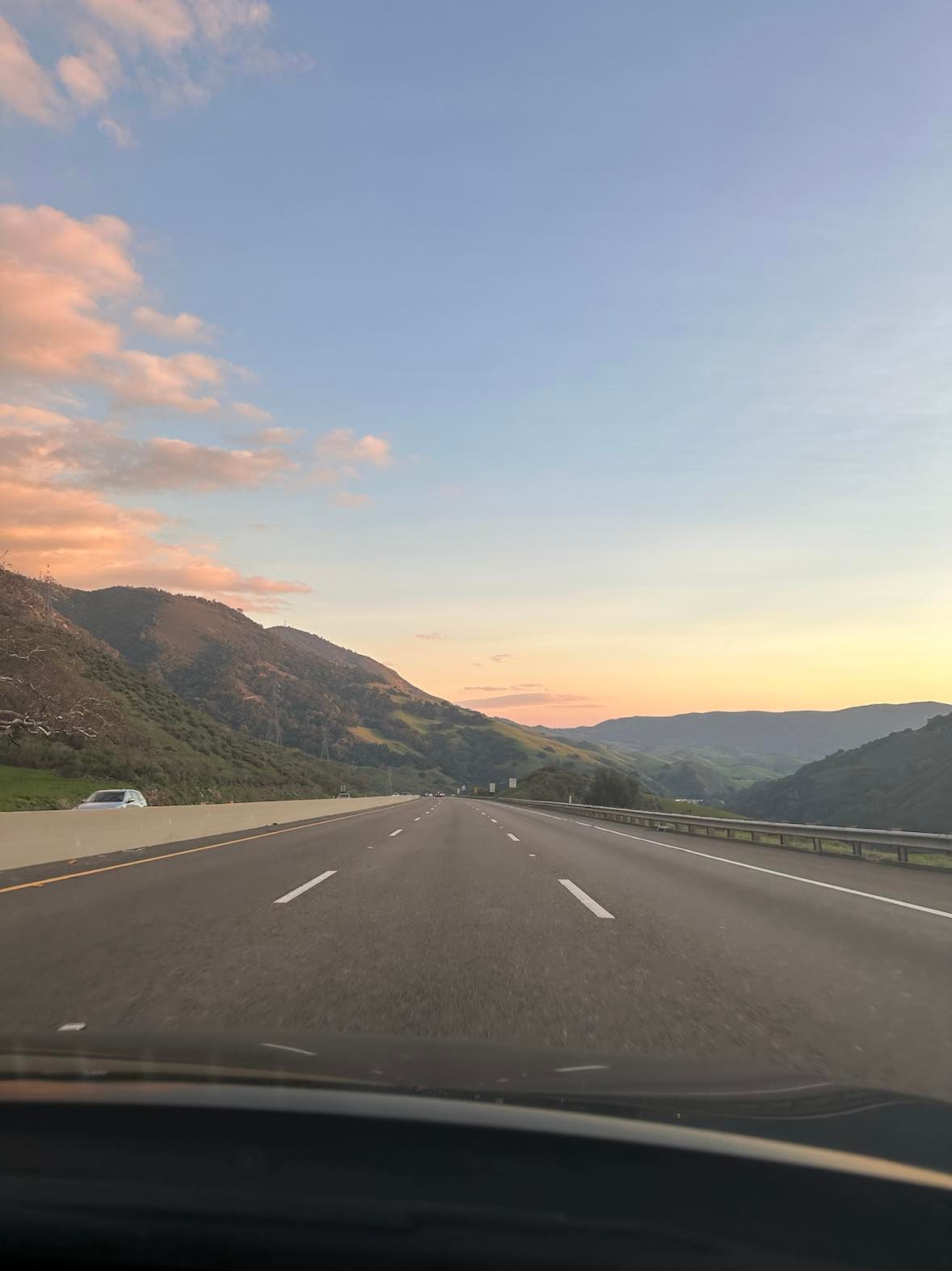 Sunset from the Cuesta Grade 