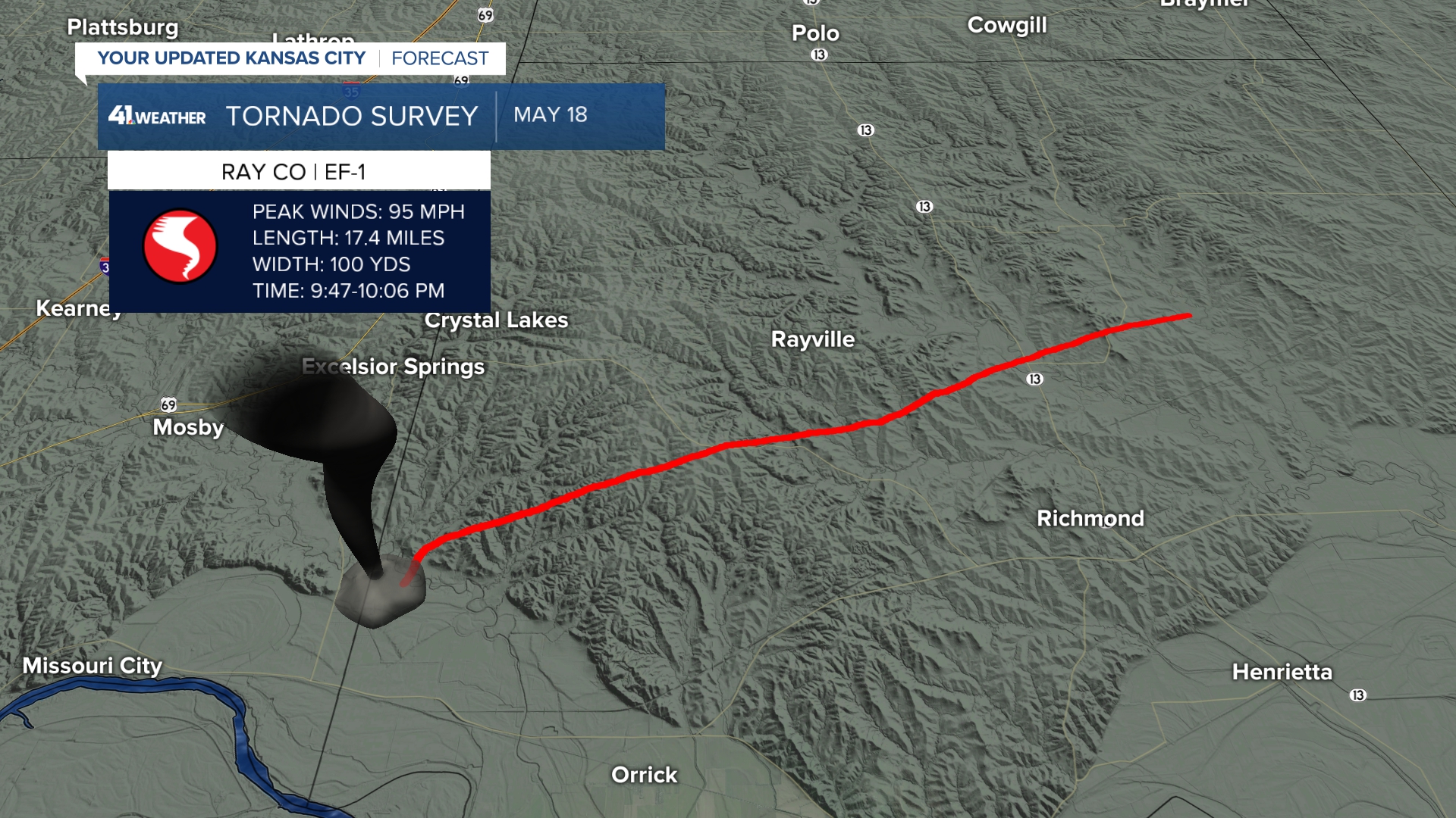 ef1 tornado in ray county