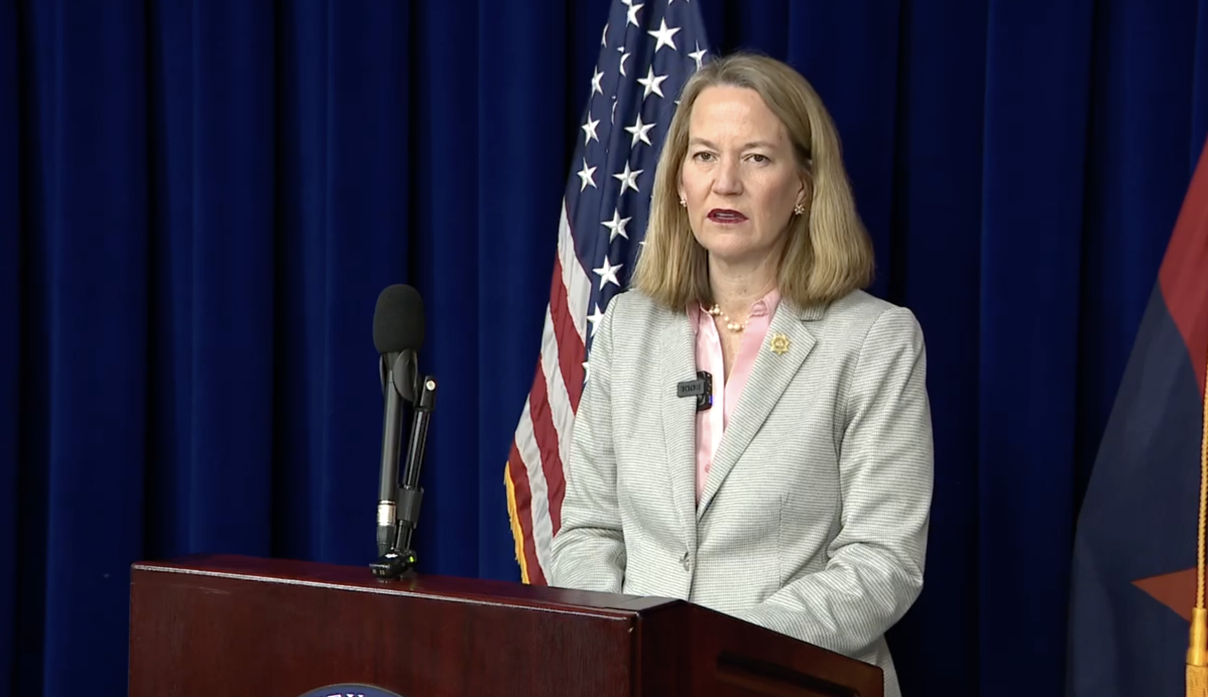 Attorney General Kris Mayes during SNAP benefits lawsuit against the Trump administration