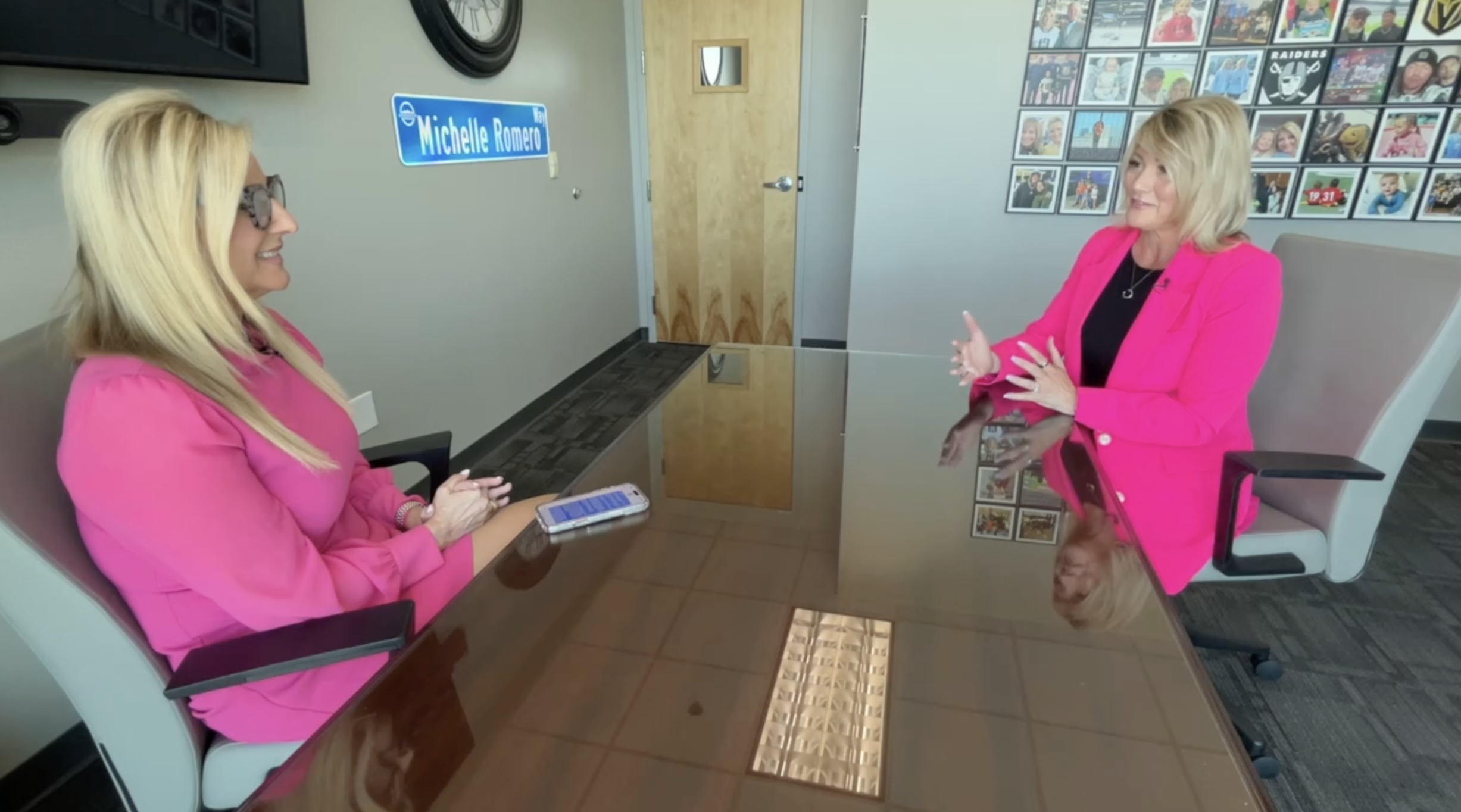 Tricia Kean and Henderson Mayor 