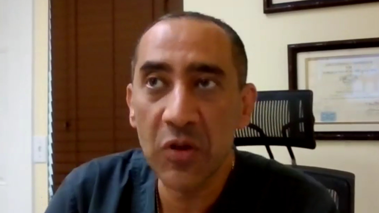 Dr. Shady Salib, an internal medicine specialist in Palm Beach Gardens, speaks to WPTV on May 14, 2021.jpg
