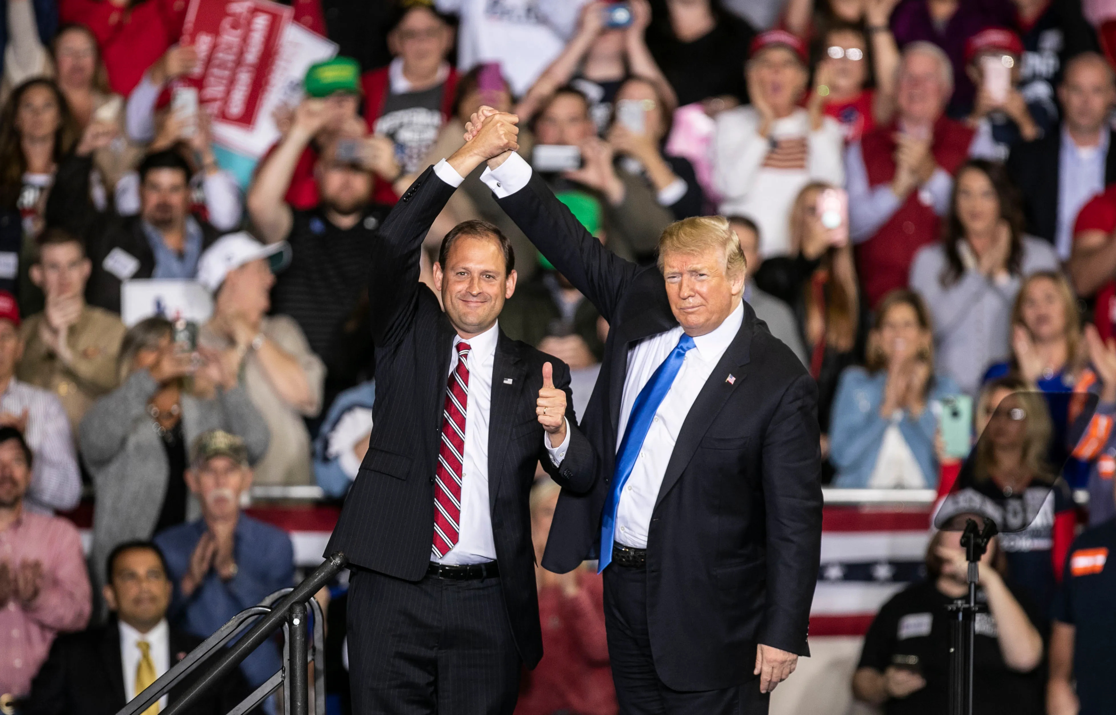 Rep. Andy Barr and President Donald Trump