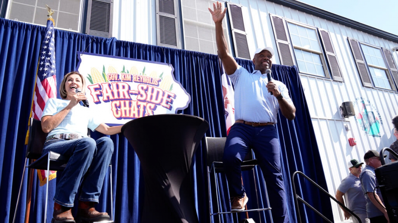 Republican presidential candidate Sen. Tim Scott.