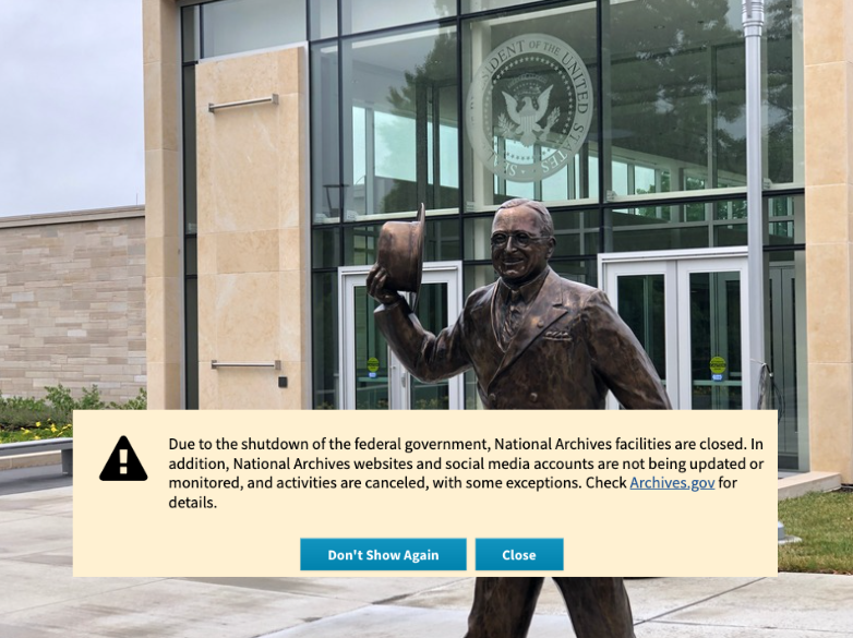Truman Library Shut Down.png