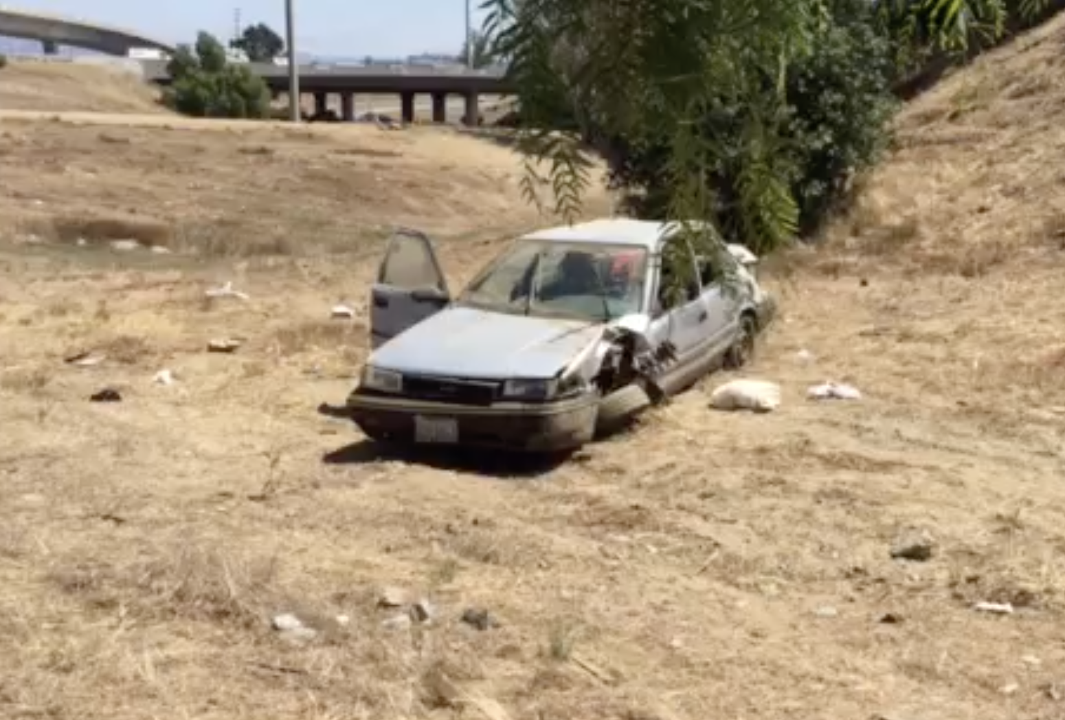 escondido rollover crash chase