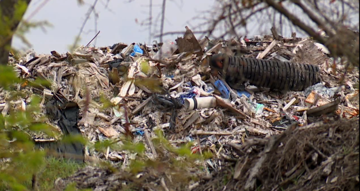 Debris dumped at Hartford St. unpermitted landfill