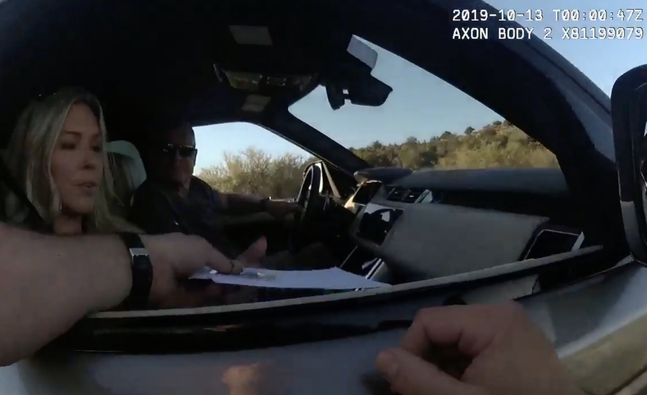 Frank Milstead pulled over for speeding 12-4-19