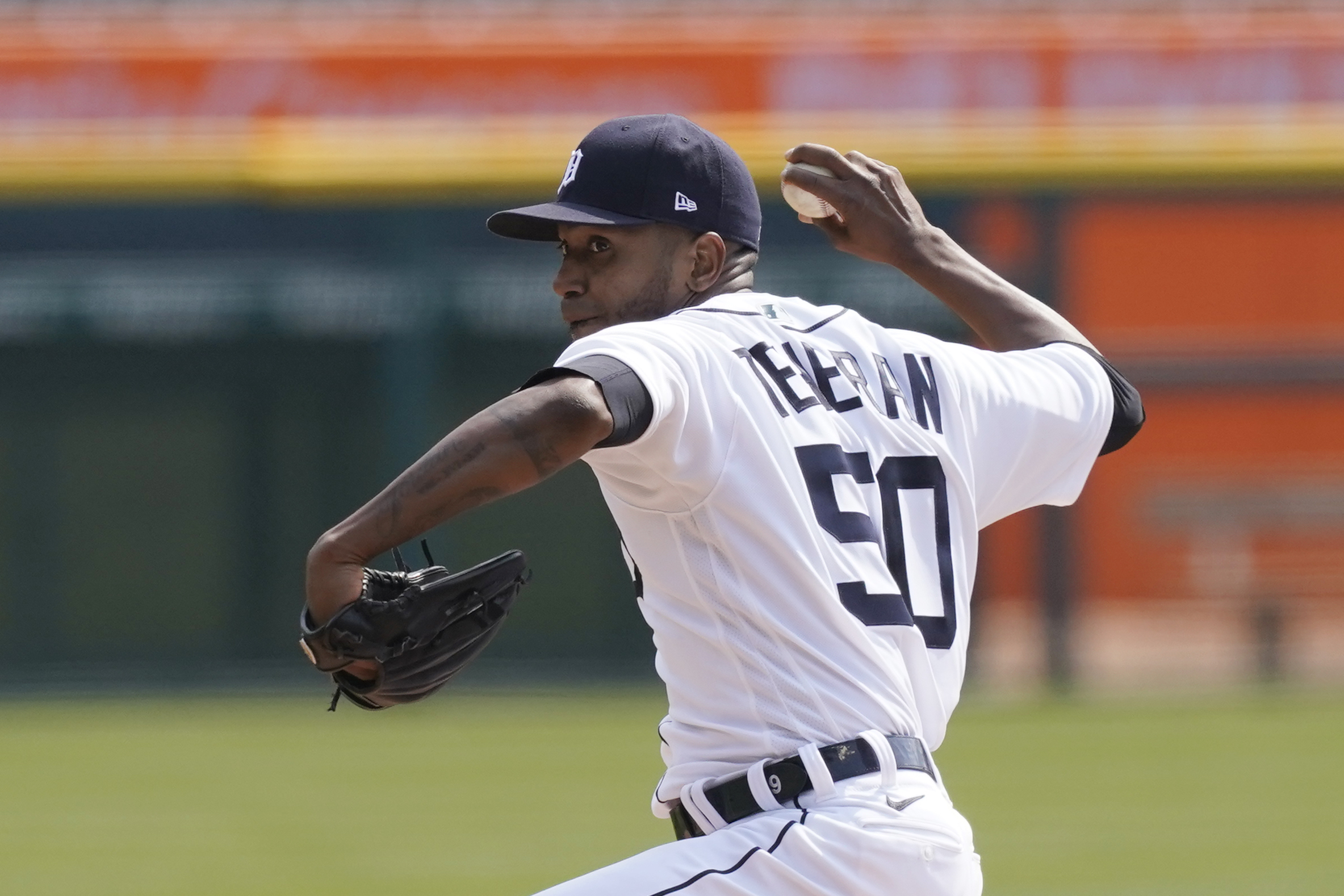 Julio Teheran Indians Tigers Baseball