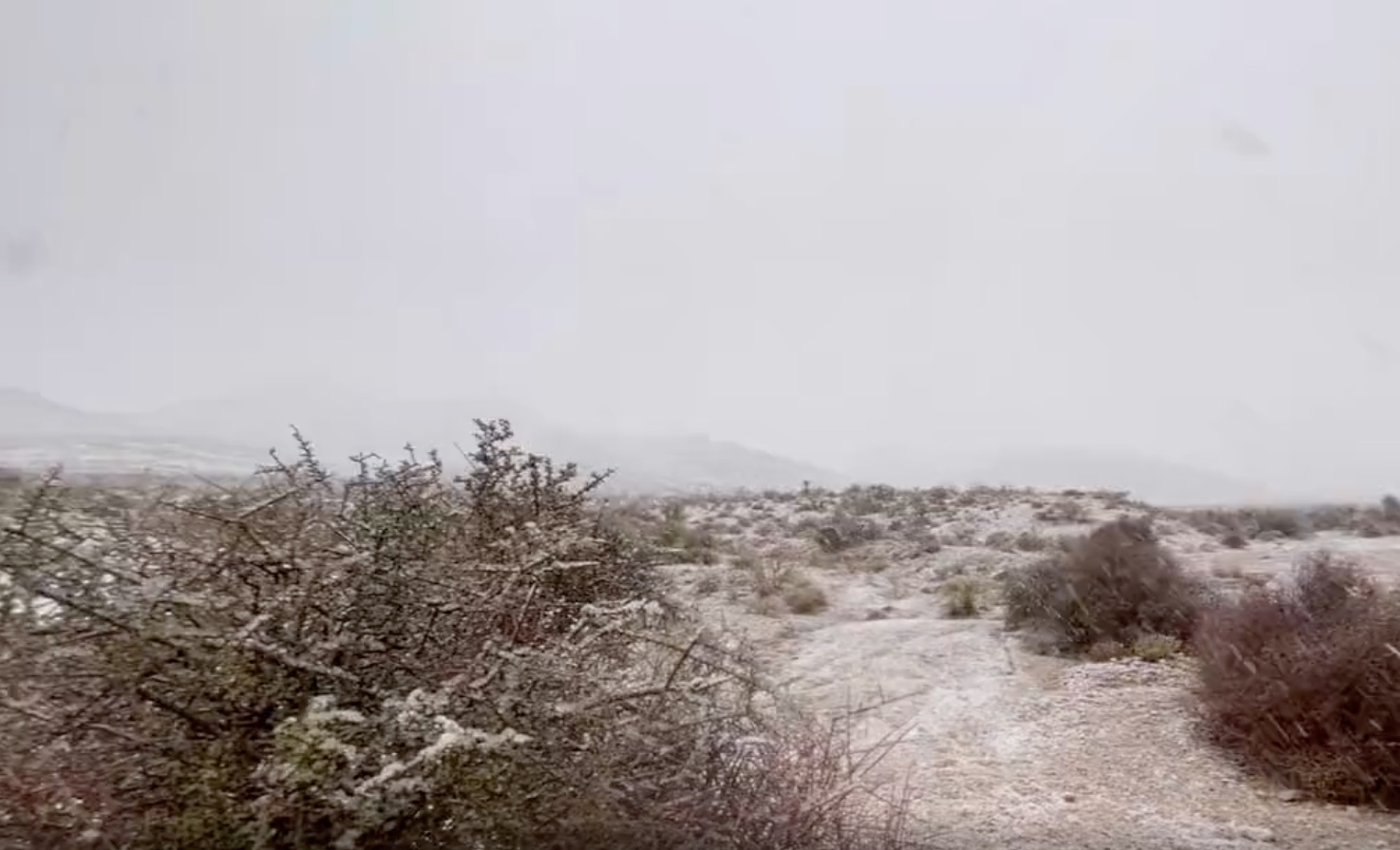 Snow in Las Vegas Valley