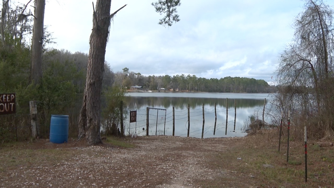 Boat ramp at Lake Ellen