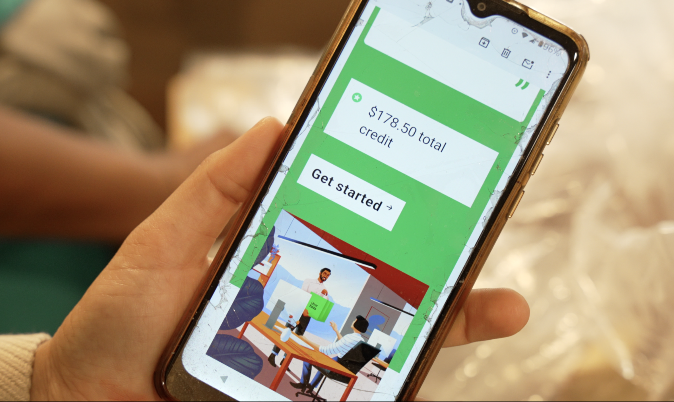 County uses Uber Eats to offer free meals to flood victims