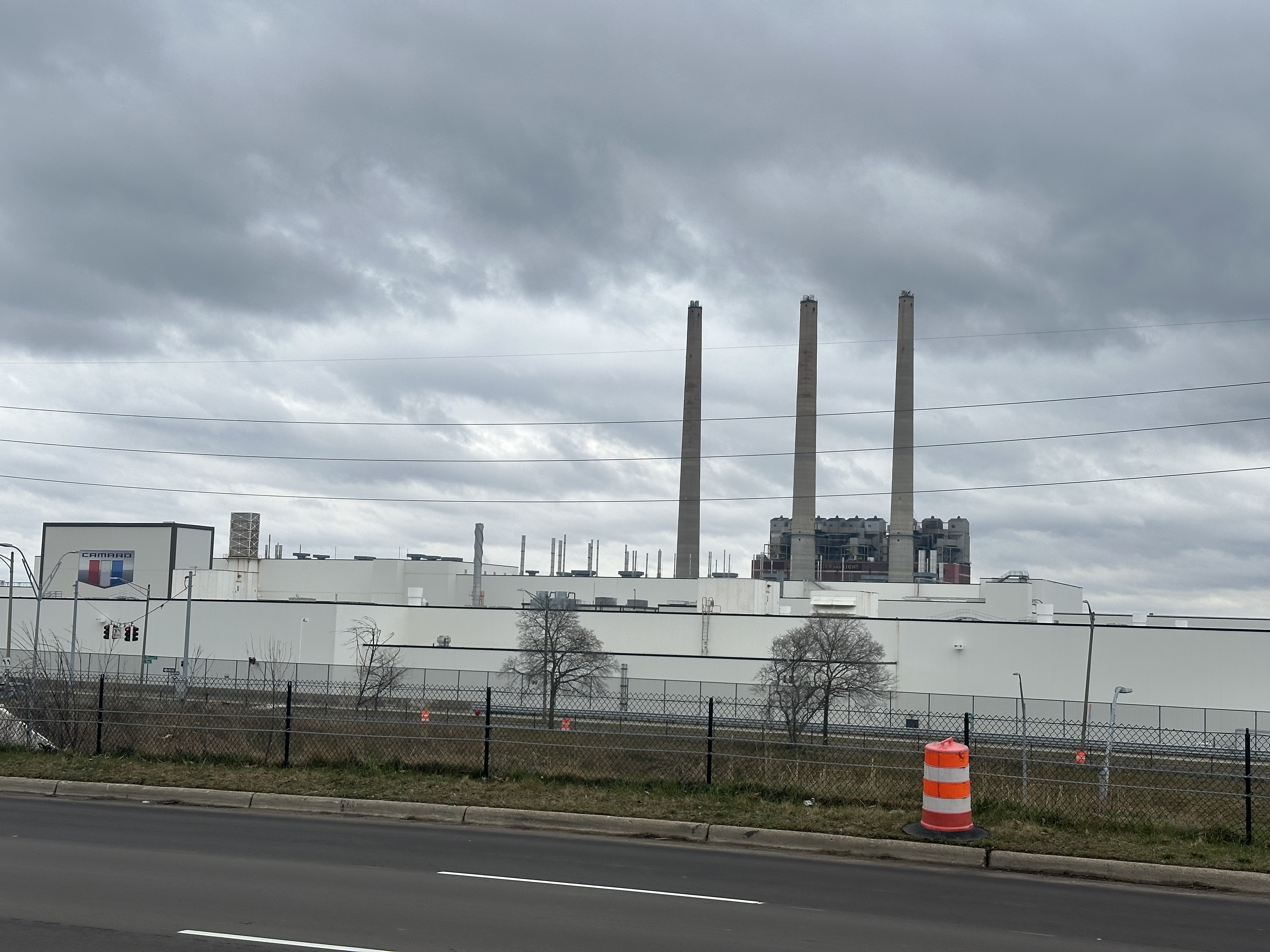 Gray clouds in Lansing 