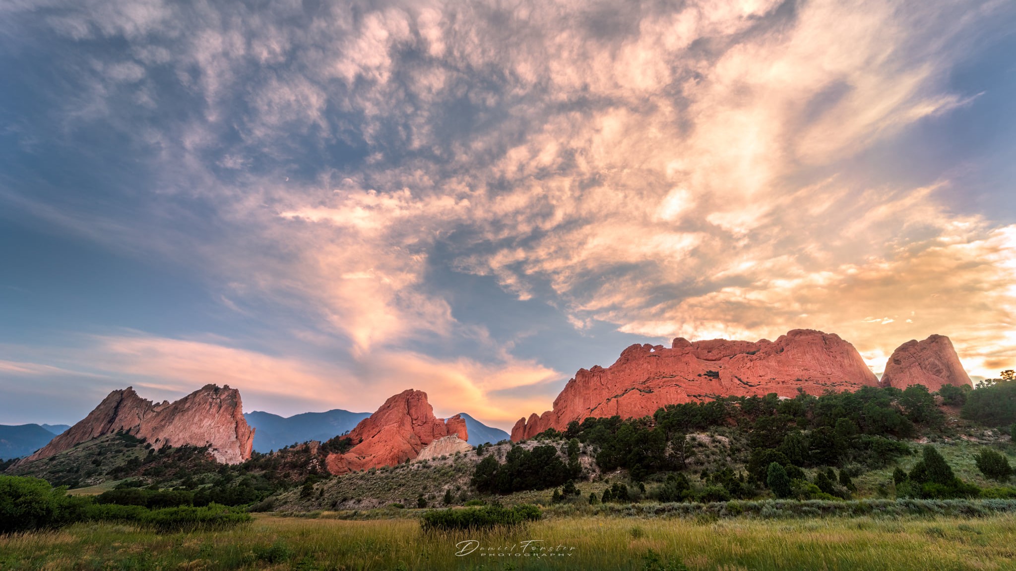 Daniel Forster Garden of the Gods sunset