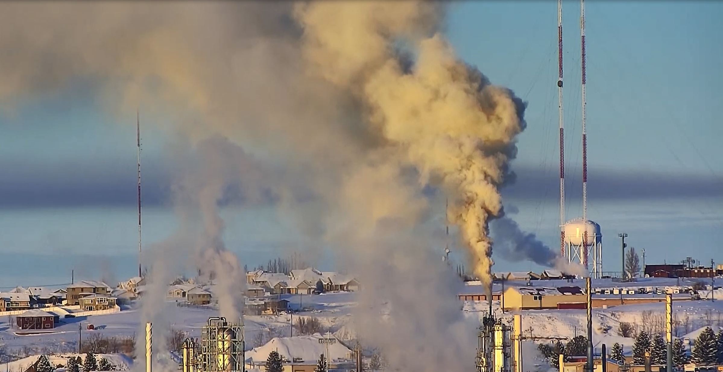 Great Falls Refinery Fire