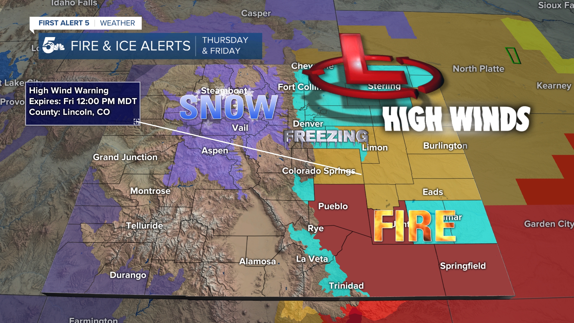 Colorado Weather Alerts Thursday October 12th 2023