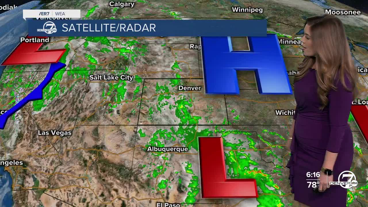 Storms Moving into Colorado This Week