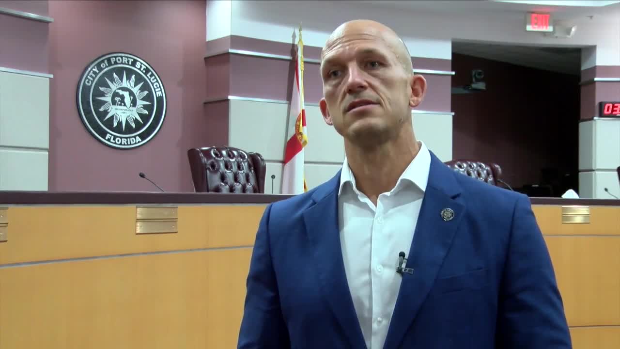 Greg Oravec, outgoing mayor of Port St. Lucie, June 28, 2021