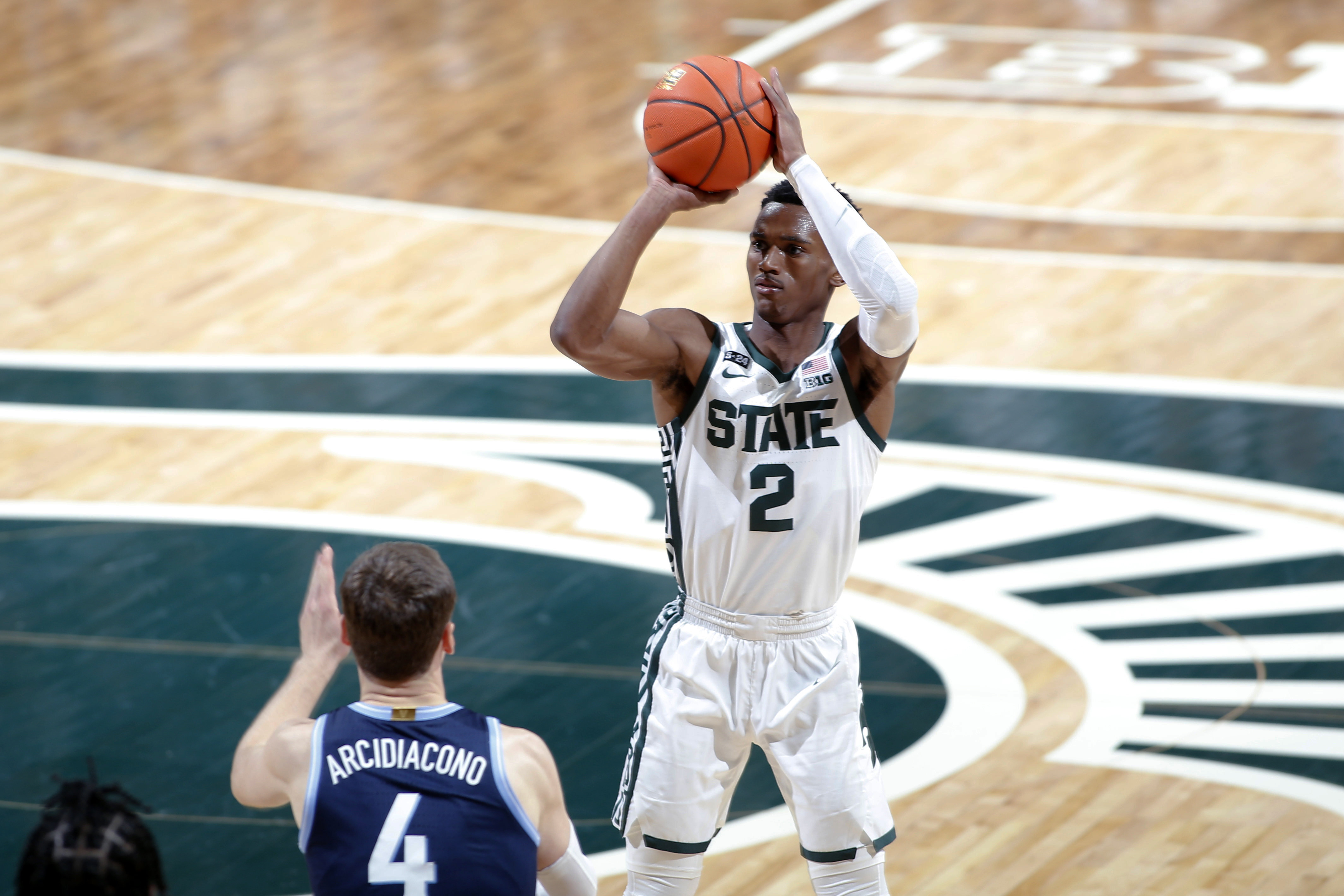 Tyson Walker, Chris Arcidiacono Villanova Michigan State Basketball