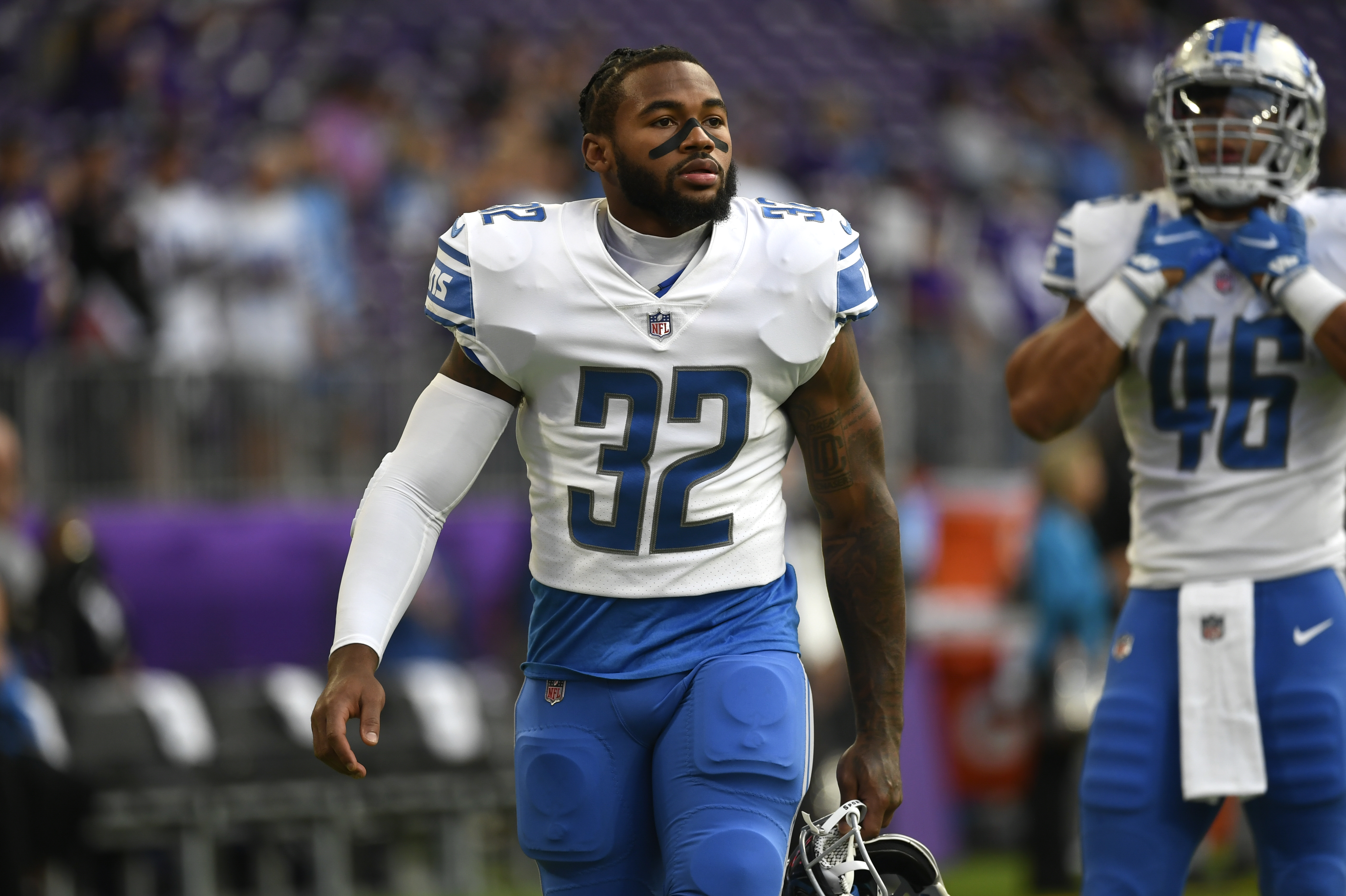 D'Andre Swift Lions Vikings Football