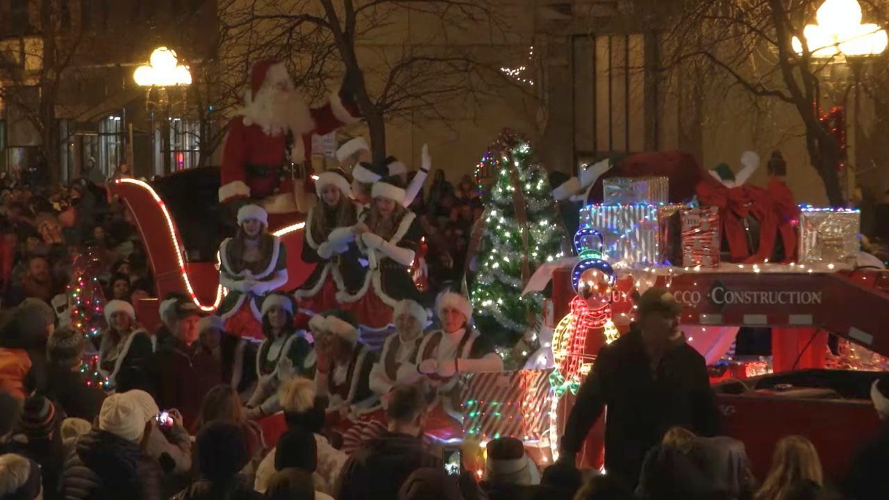 Parade Of Lights in downtown Great Falls (2018)