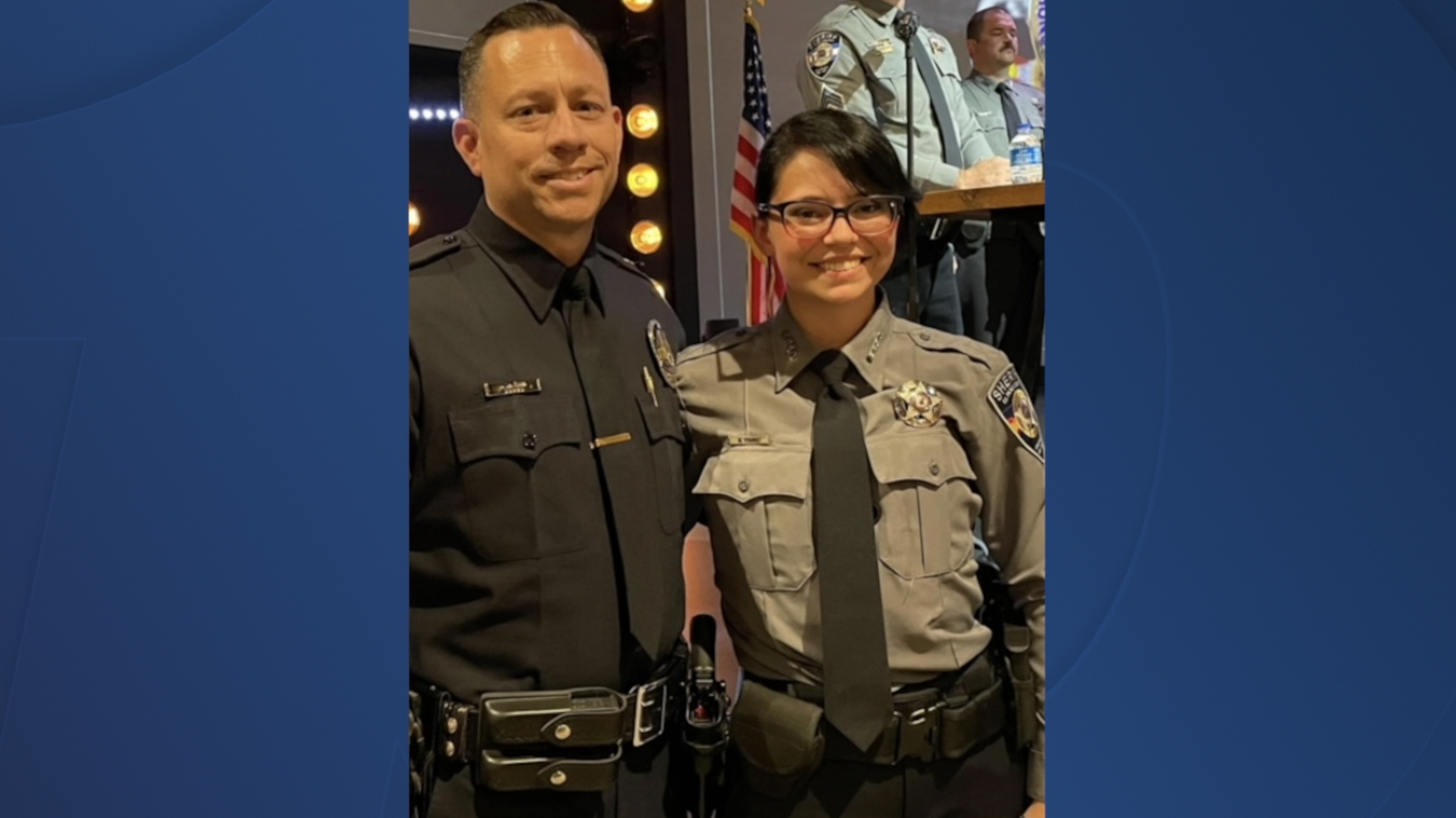 Escondido police officer reunites with 22-year-old woman he saved as a baby 