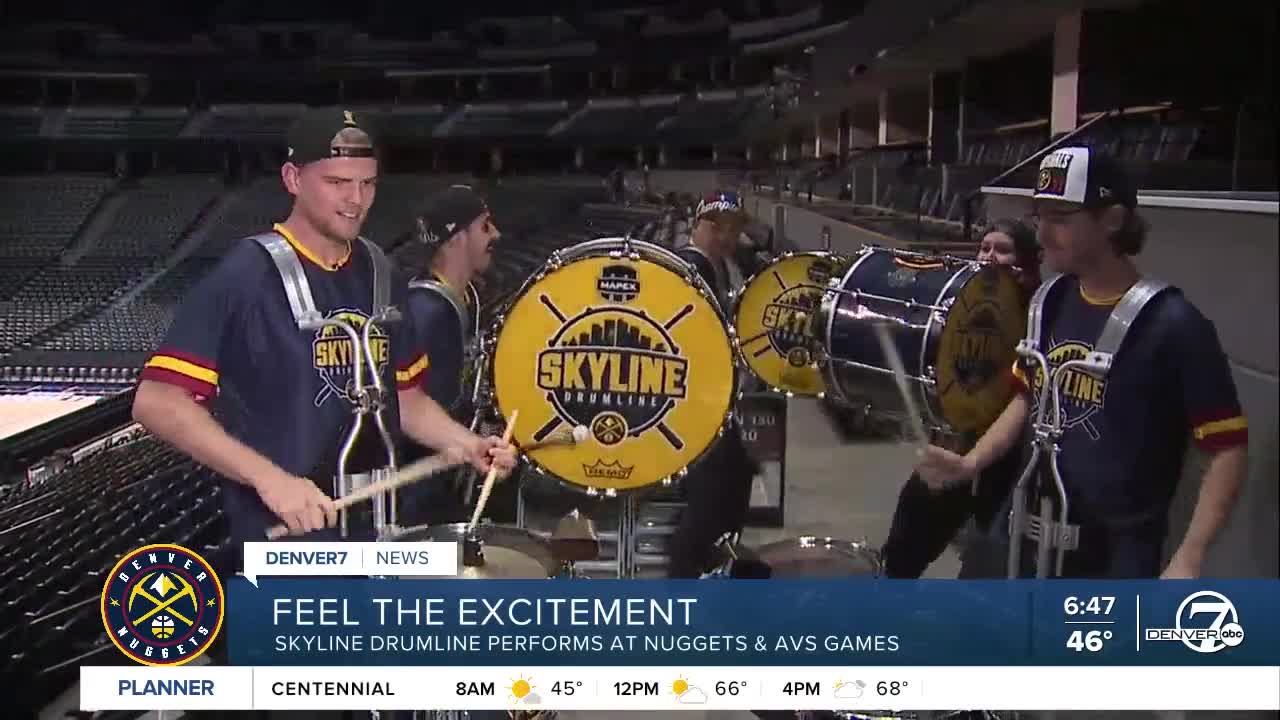 Skyline Drumline Denver Nuggets game October 23, 2023jpg