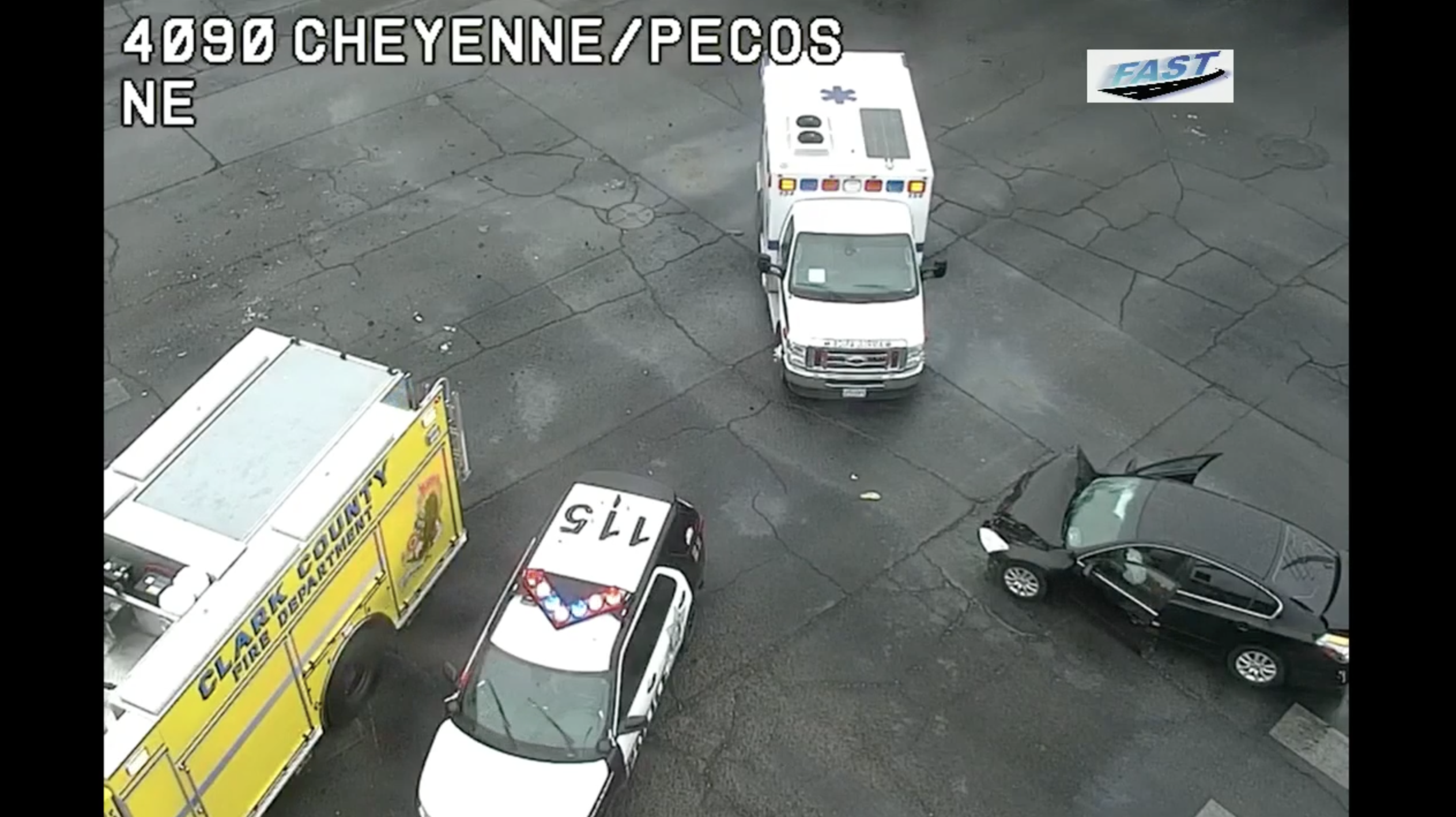 Crash on Pecos and Cheyenne