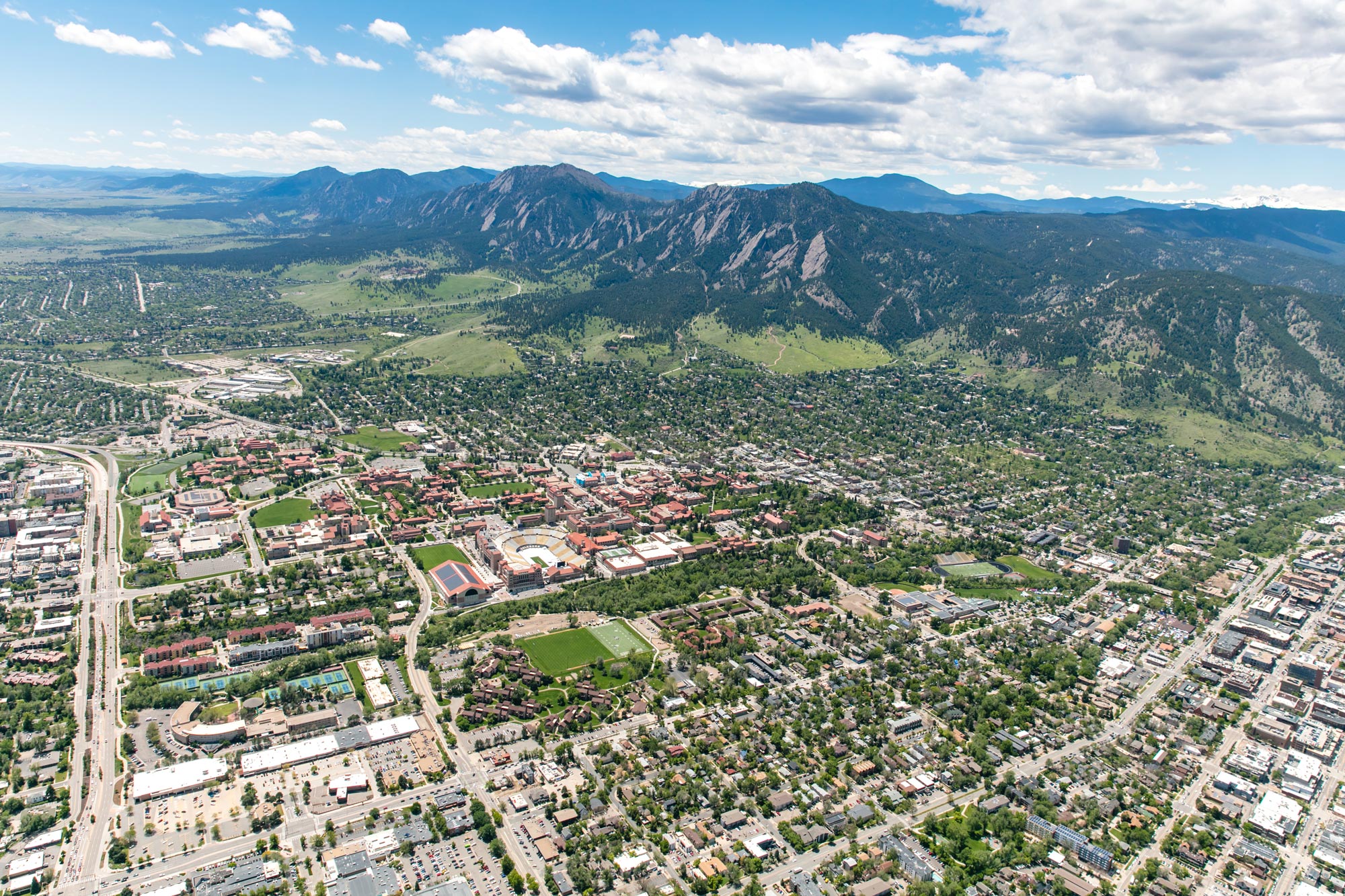 City of Boulder aerial 