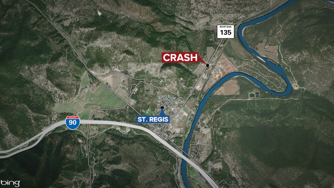 Deadly crash near St. Regis in Mineral County (April 11 2022)


