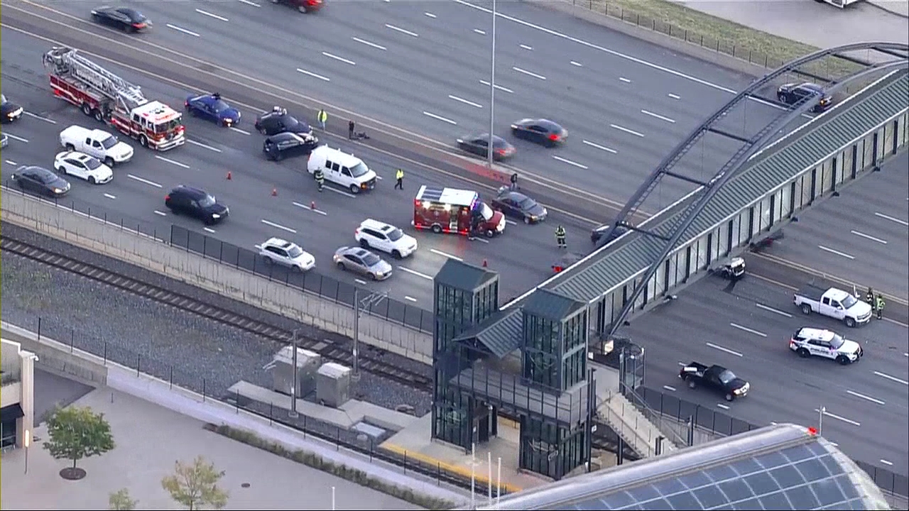 I-25 and Arapahoe crash Oct 10 2022