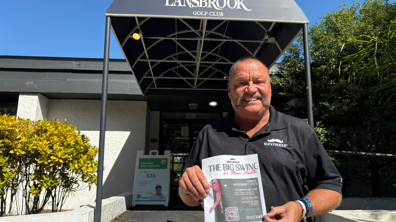 Prostate cancer survivor uses golf to raise awareness for men's health