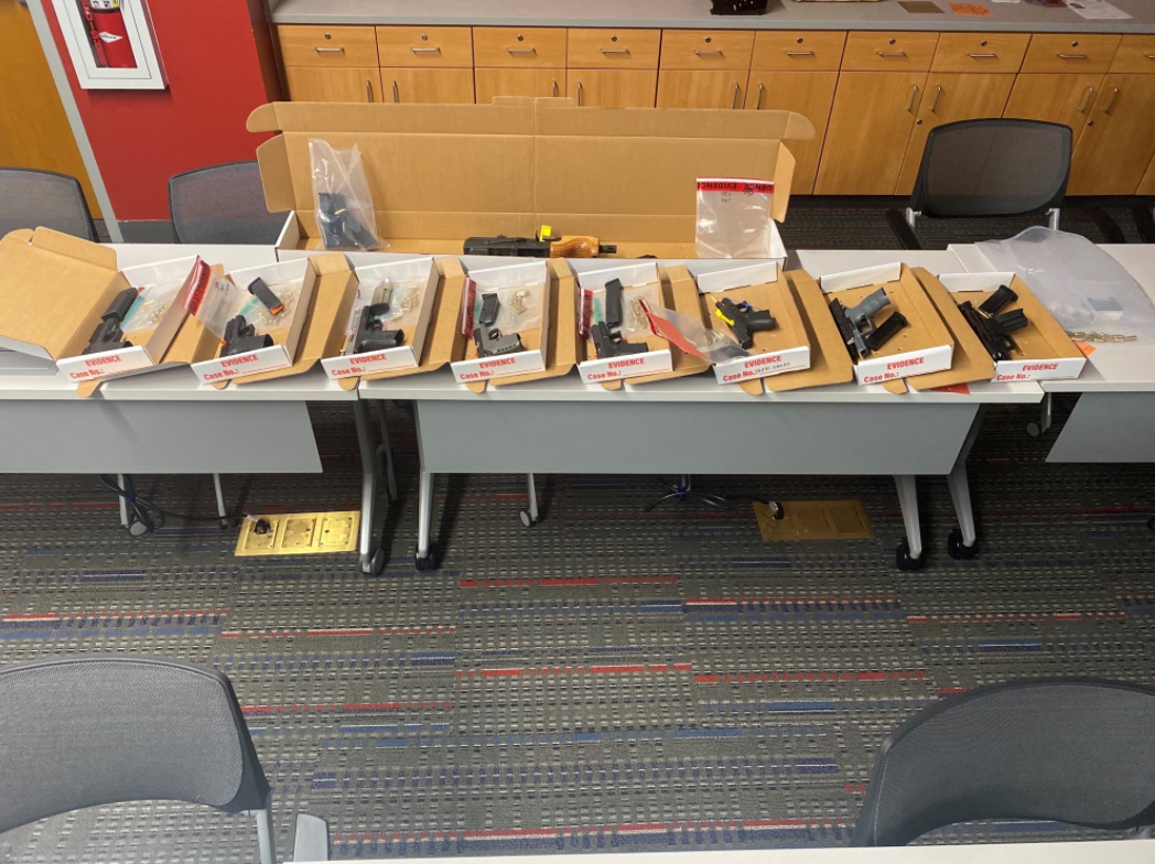 Salem High School recovered guns.PNG