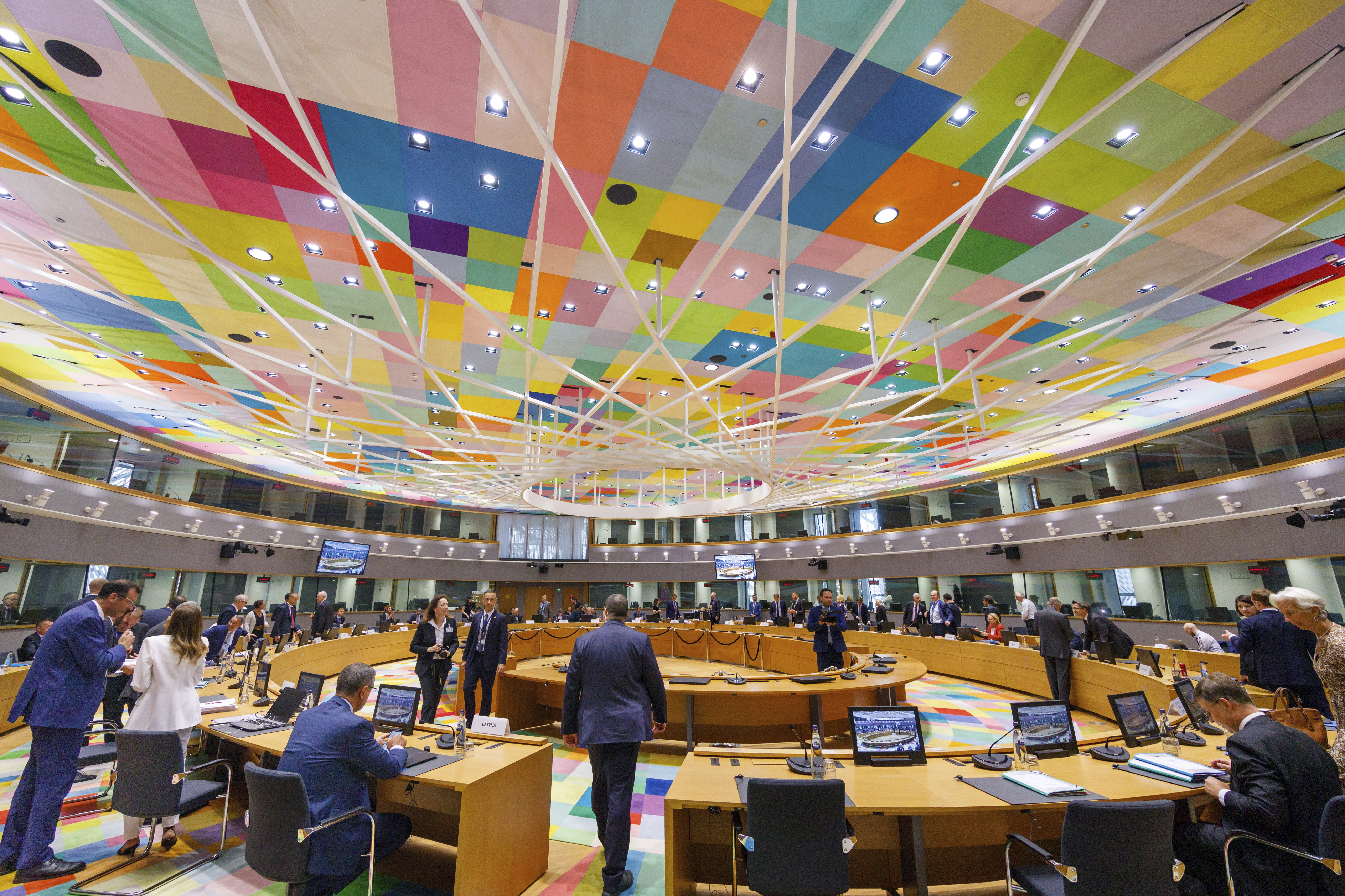 Belgium EU Finance Ministers