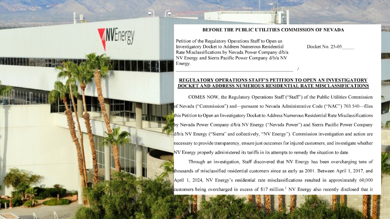 NV Energy Overcharges