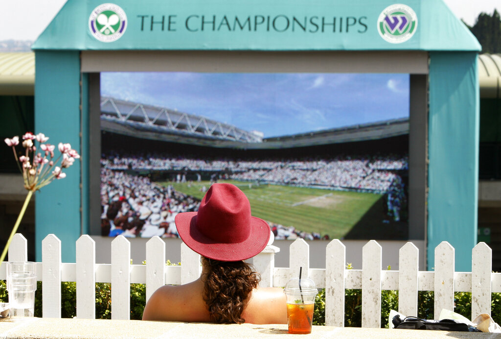 APTOPIX Britain Wimbledon Tennis