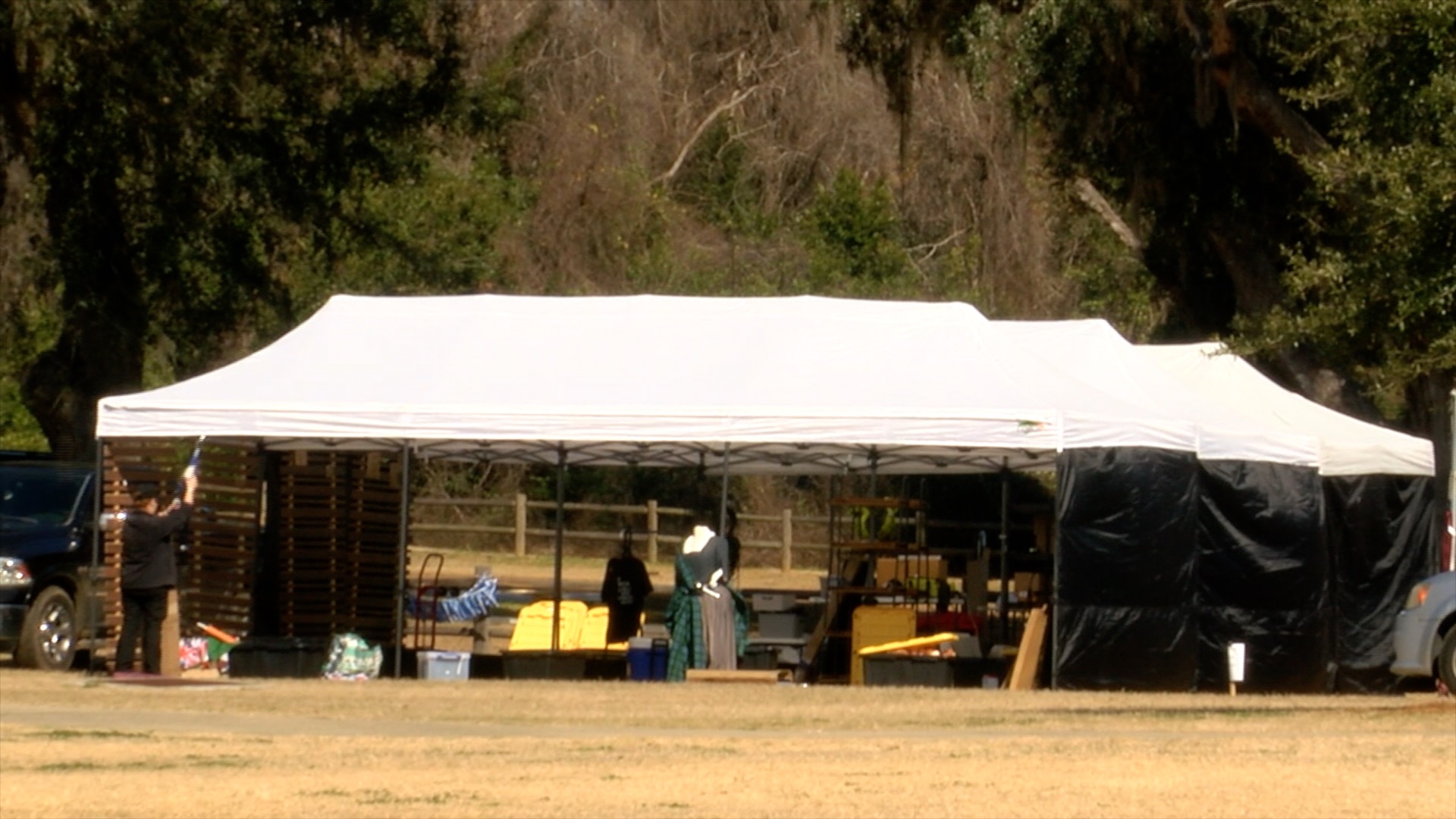 Vendors setting up ahead of the games.jpg