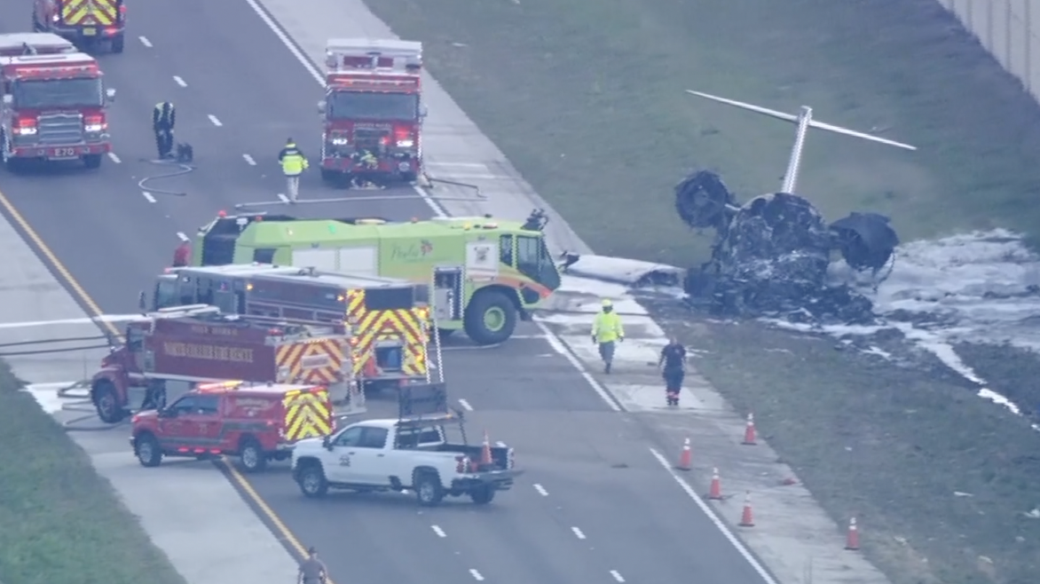 Plane crash I-75
