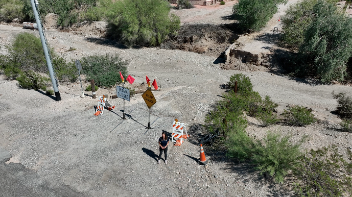 Washed out bridge 10-16-25