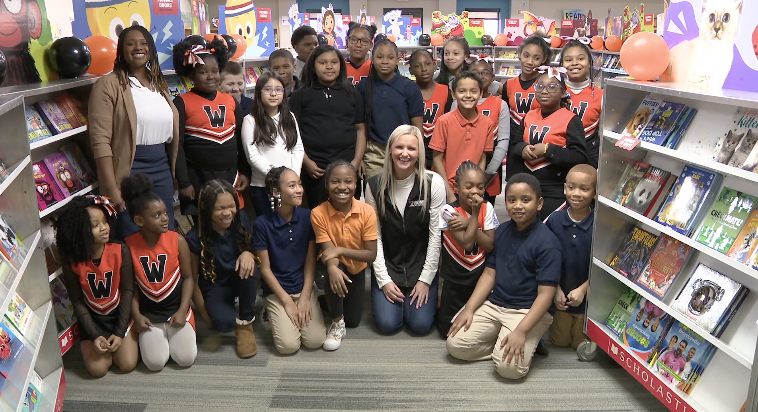 Walt Whitman Elementary students