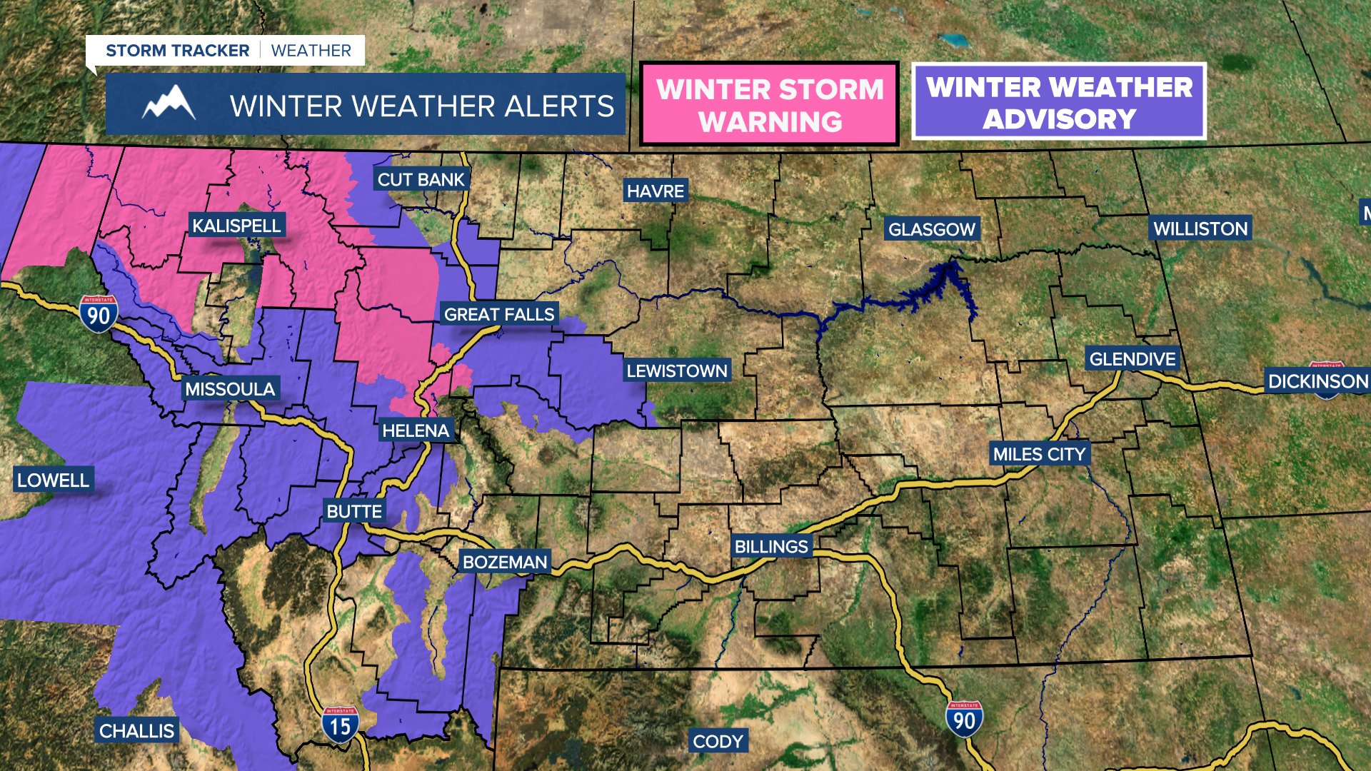 Winter Weather Alerts 10-12-25