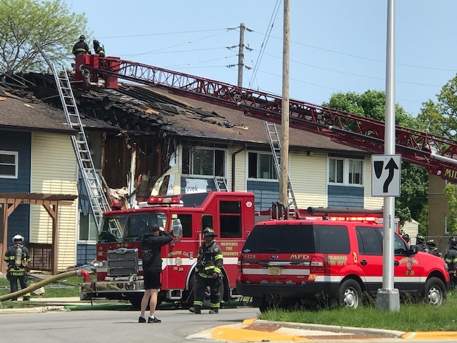 Fire at 45th and Hampton 