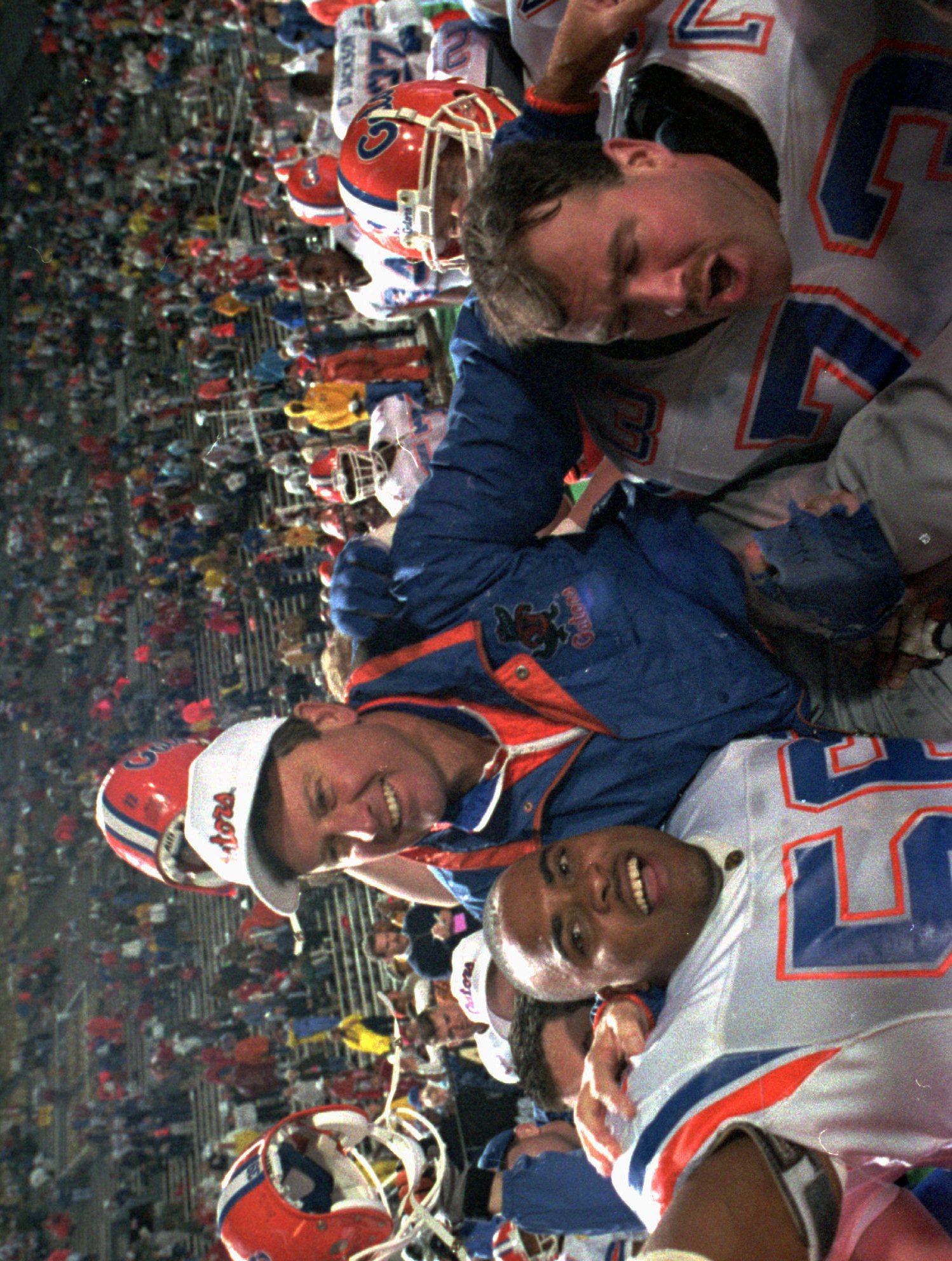 Steve Spurrier after Florida Gators won SEC championship in 1993