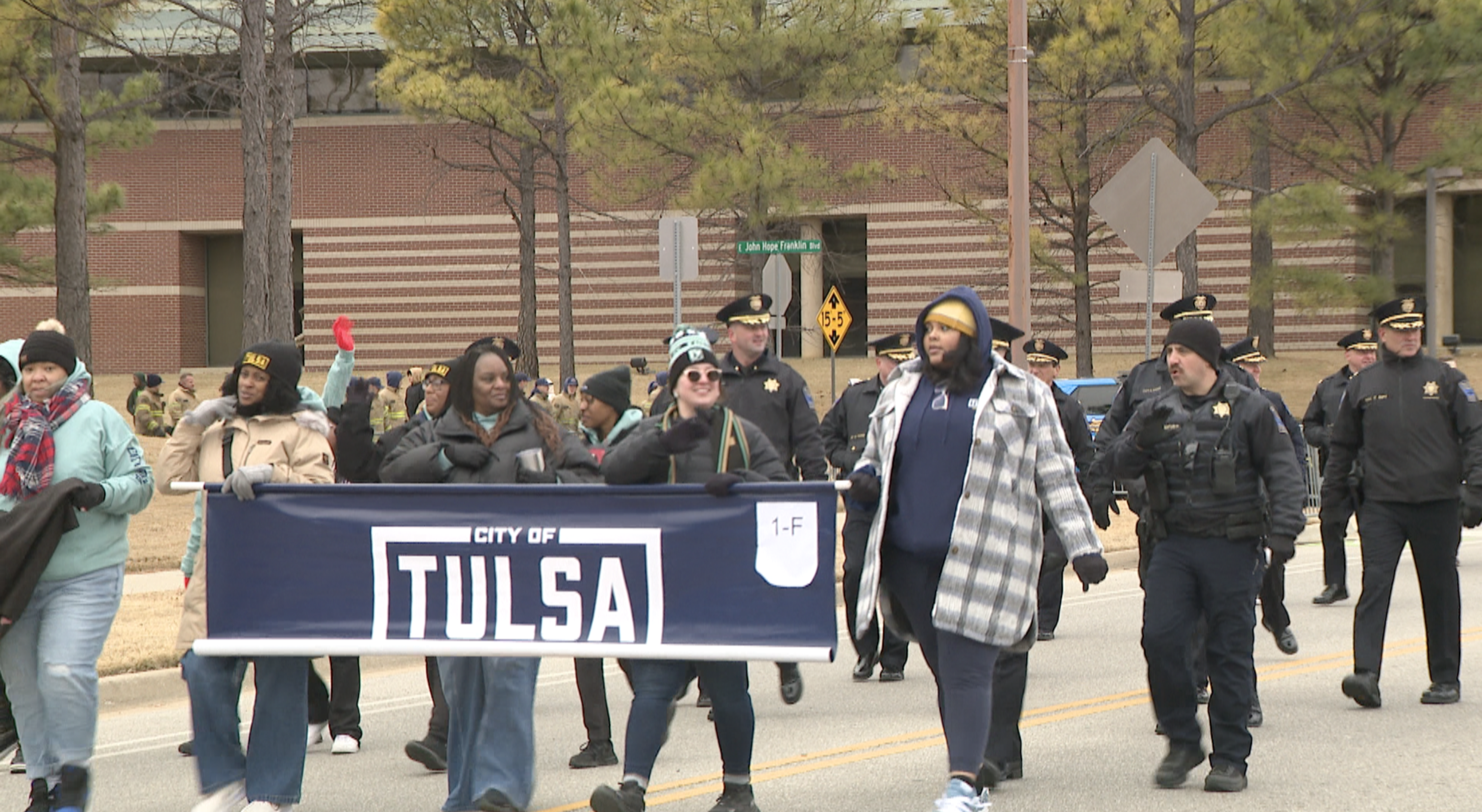 TULSA MLK DAY PARADE CROWD 
