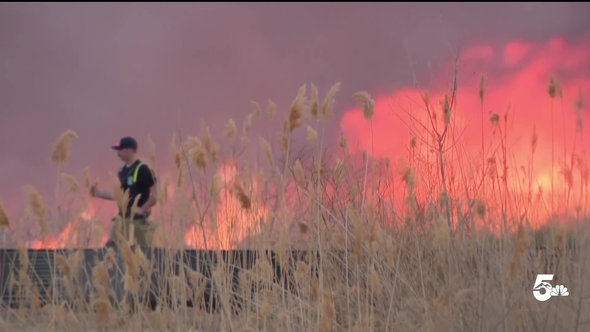 Lake Minnequa Fire 
