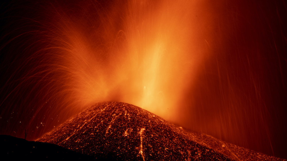 Spain Volcano eruption