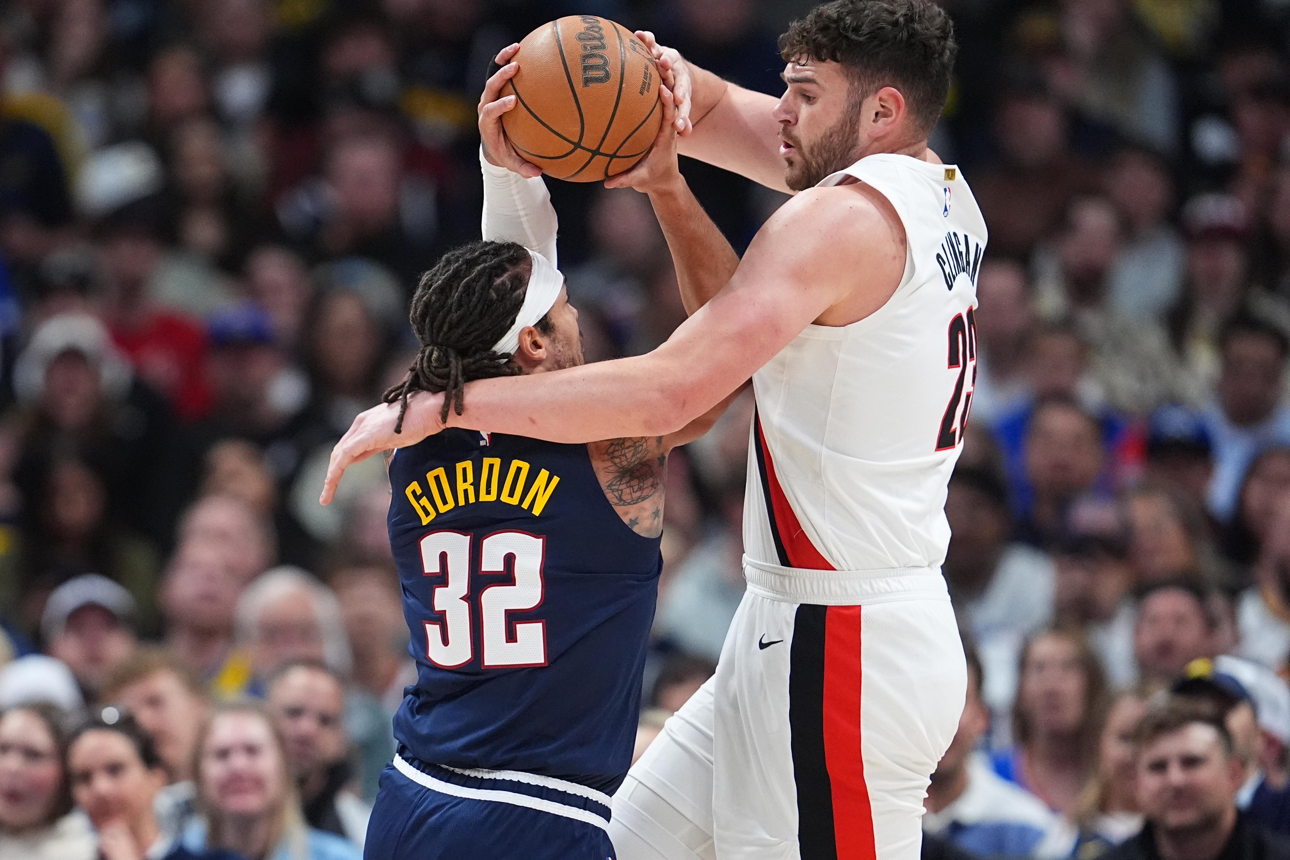 Trail Blazers Nuggets Basketball